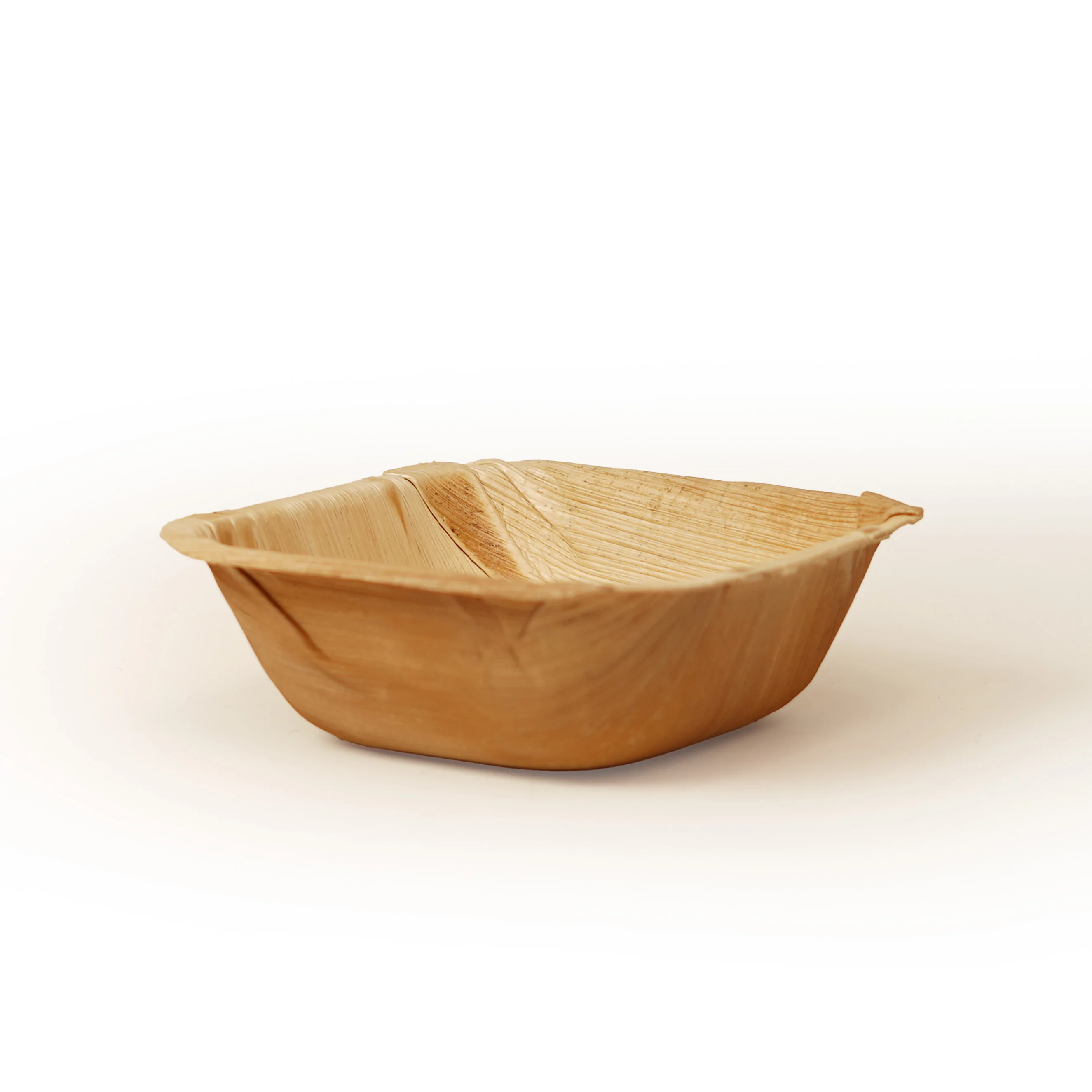 Eco-Friendly Areca Leaf Square Bowl – Biodegradable, Durable & Food-Safe