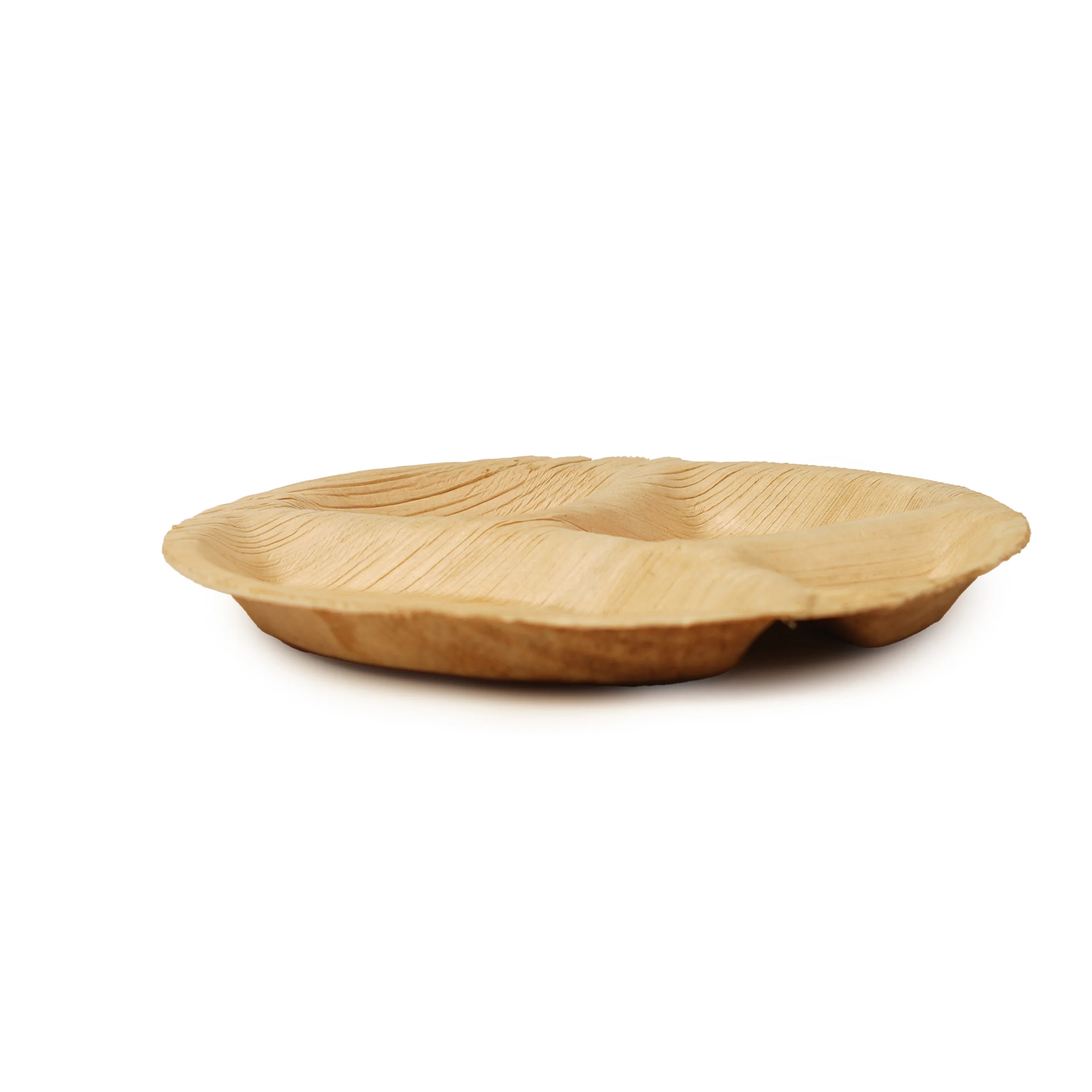 Eco-Friendly Areca Leaf Compartment Plate – Biodegradable Sectioned Meal Tray - Thumbnail 2