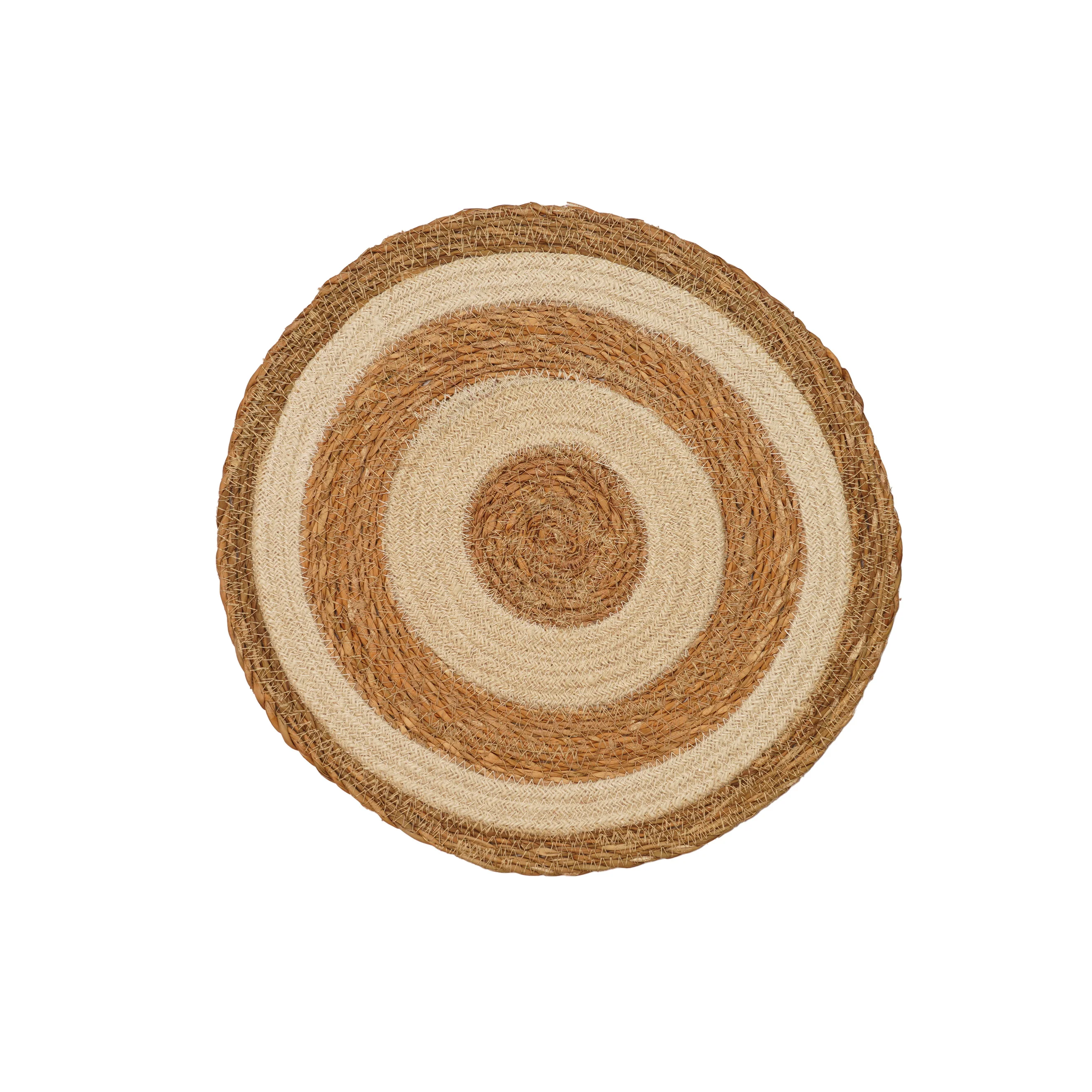 Handcrafted Jute Basket Wall Décor Set (8 Pcs) - Thumbnail 3