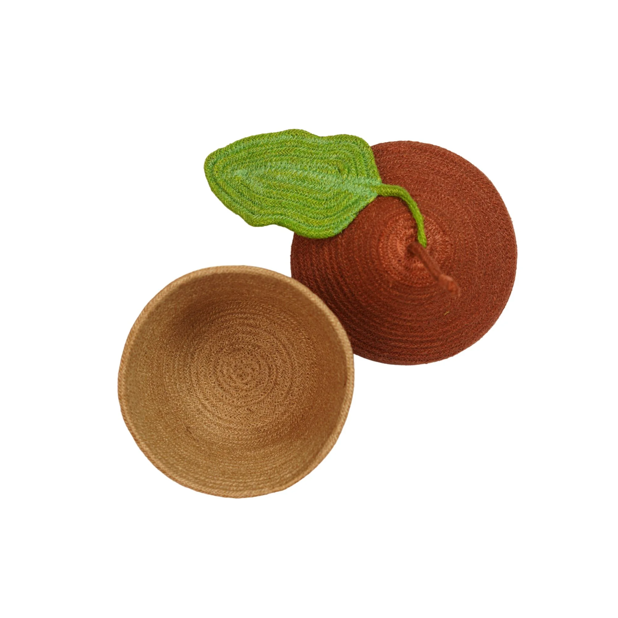 Jute House Shaped Decorative Box - Thumbnail 3
