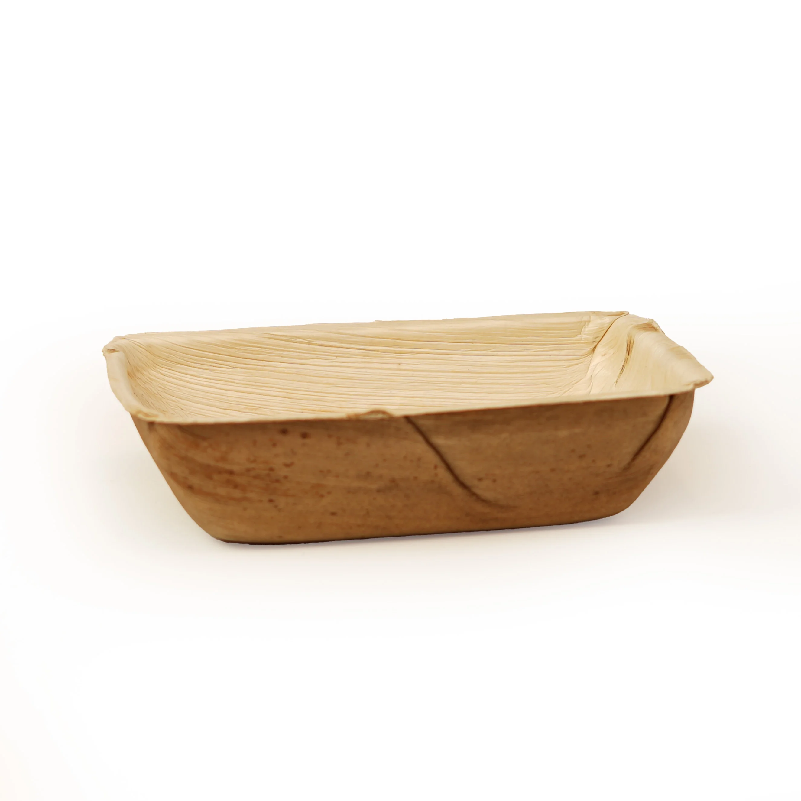 Eco-Friendly Areca Leaf Rectangular Bowl – Durable, Leak-Resistant & Food-Safe