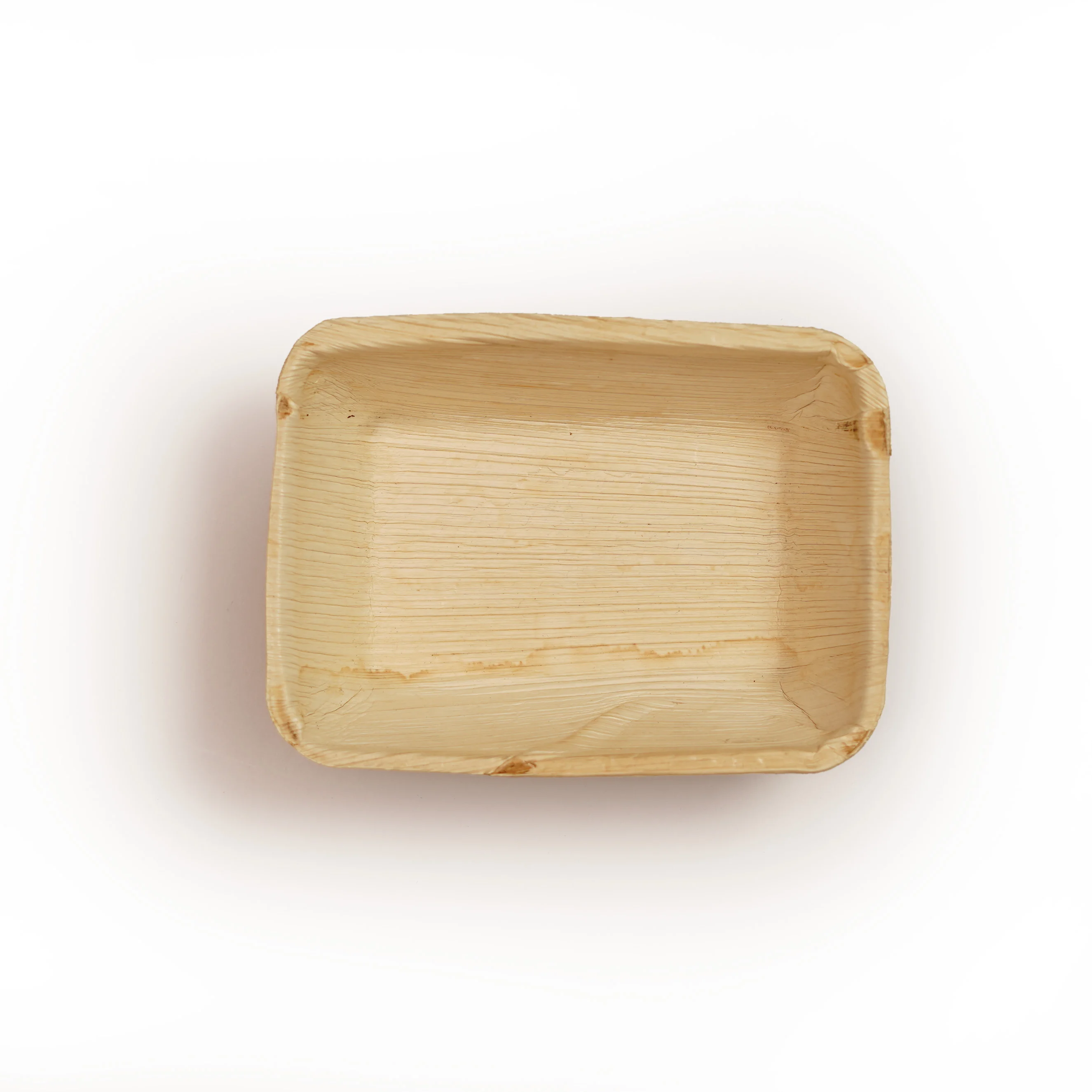 Eco-Friendly Areca Leaf Rectangular Bowl – Durable, Leak-Resistant & Food-Safe - Thumbnail 2