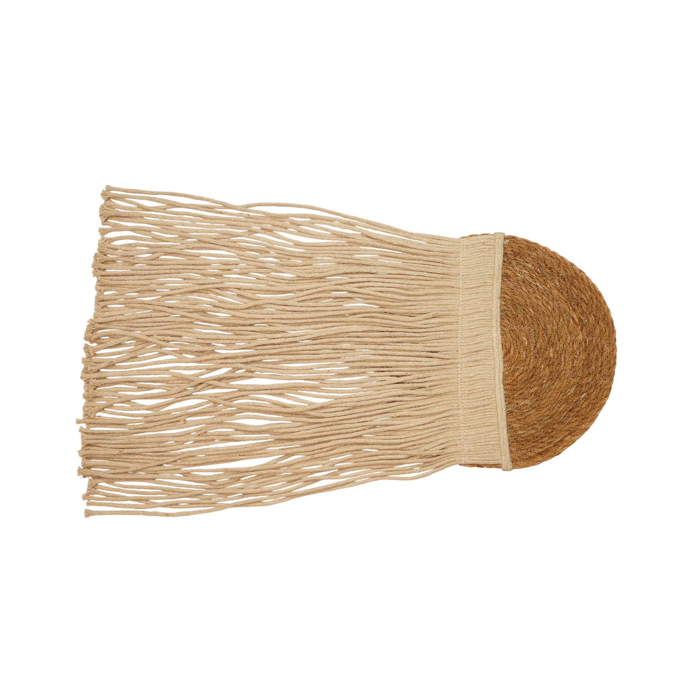 Handcrafted Jute Basket Wall Décor Set (8 Pcs) - Thumbnail 6