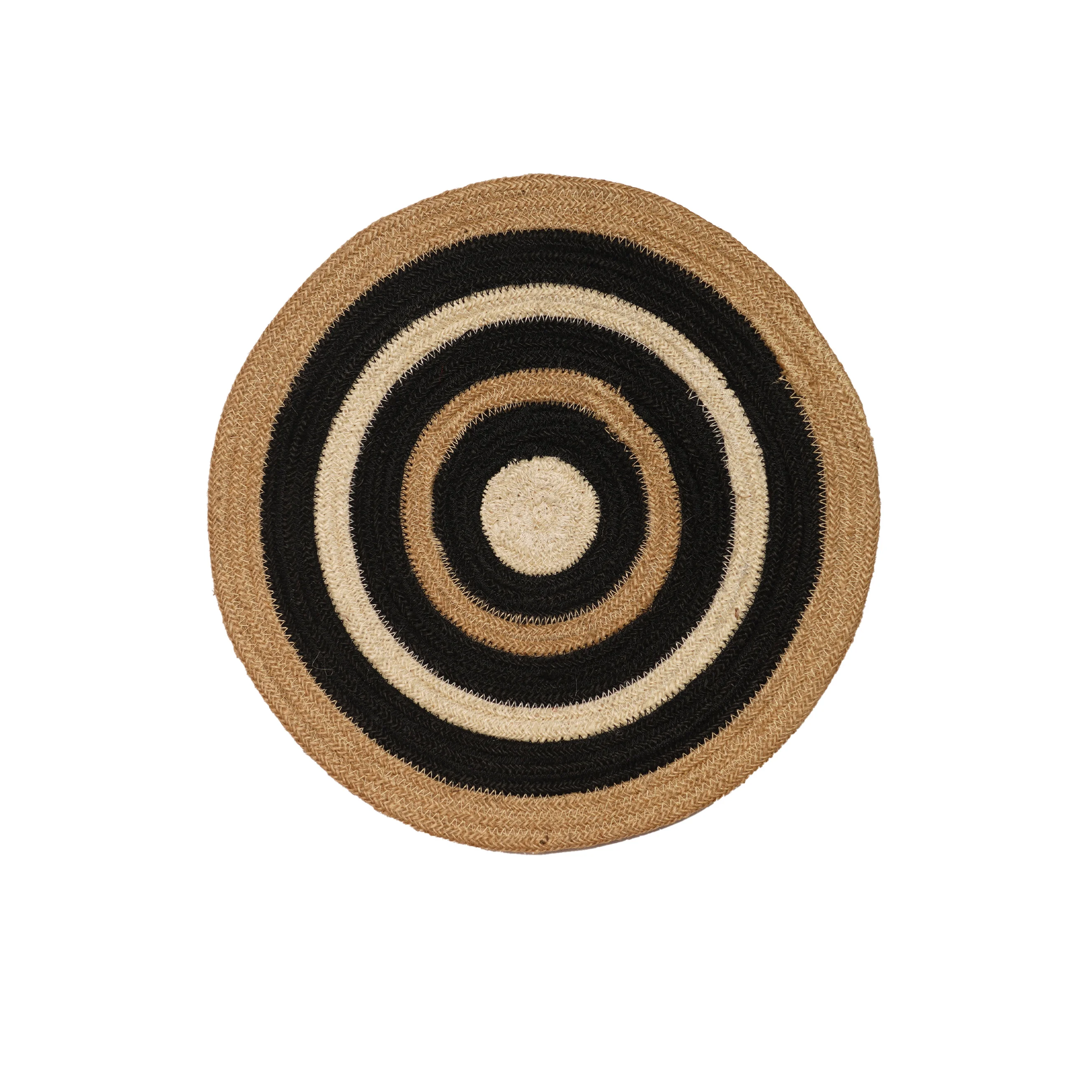 Handcrafted Jute Basket Wall Décor Set (9 Pcs) - Thumbnail 3