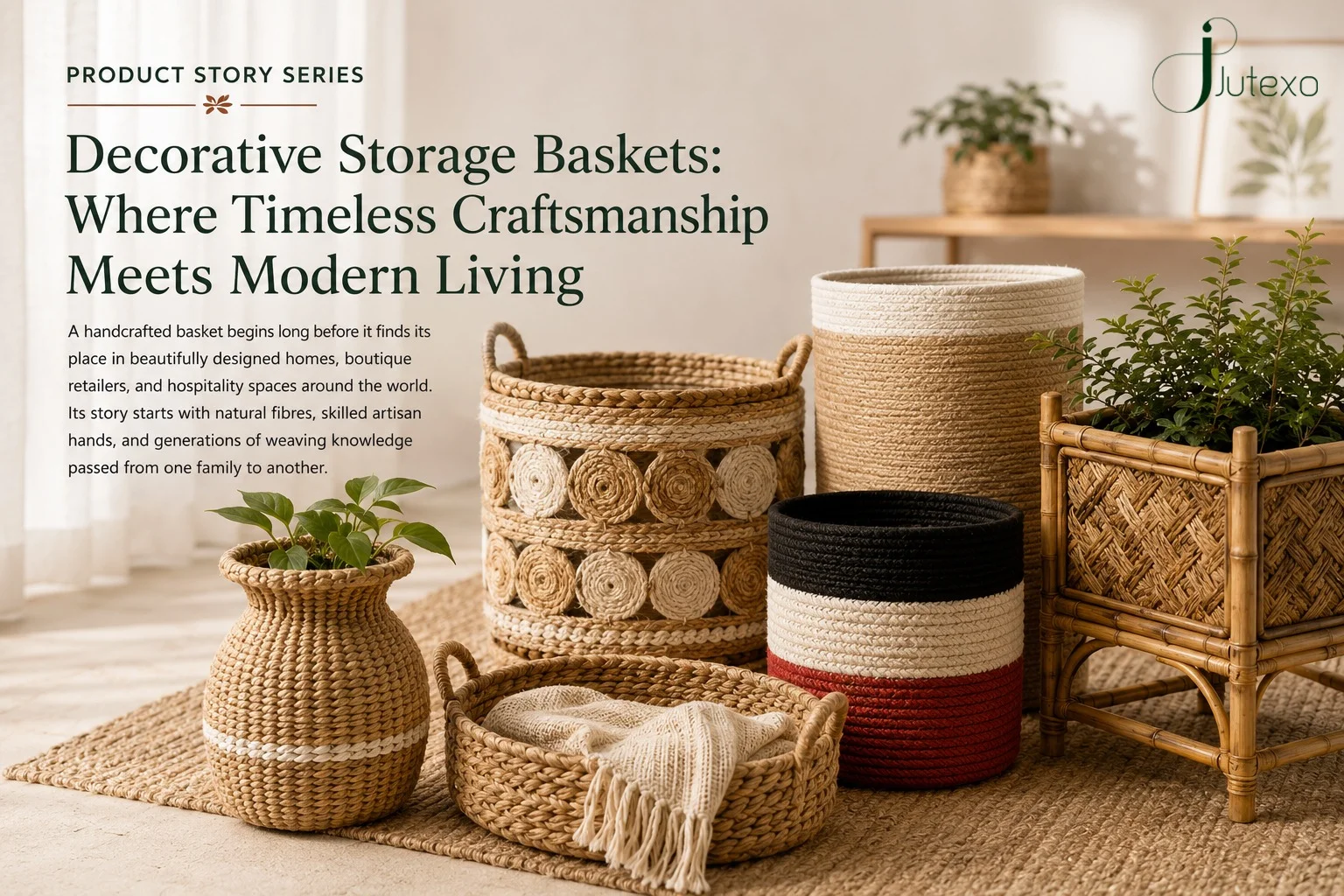 Decorative Storage Baskets: Where Timeless Craftsmanship Meets Modern Living