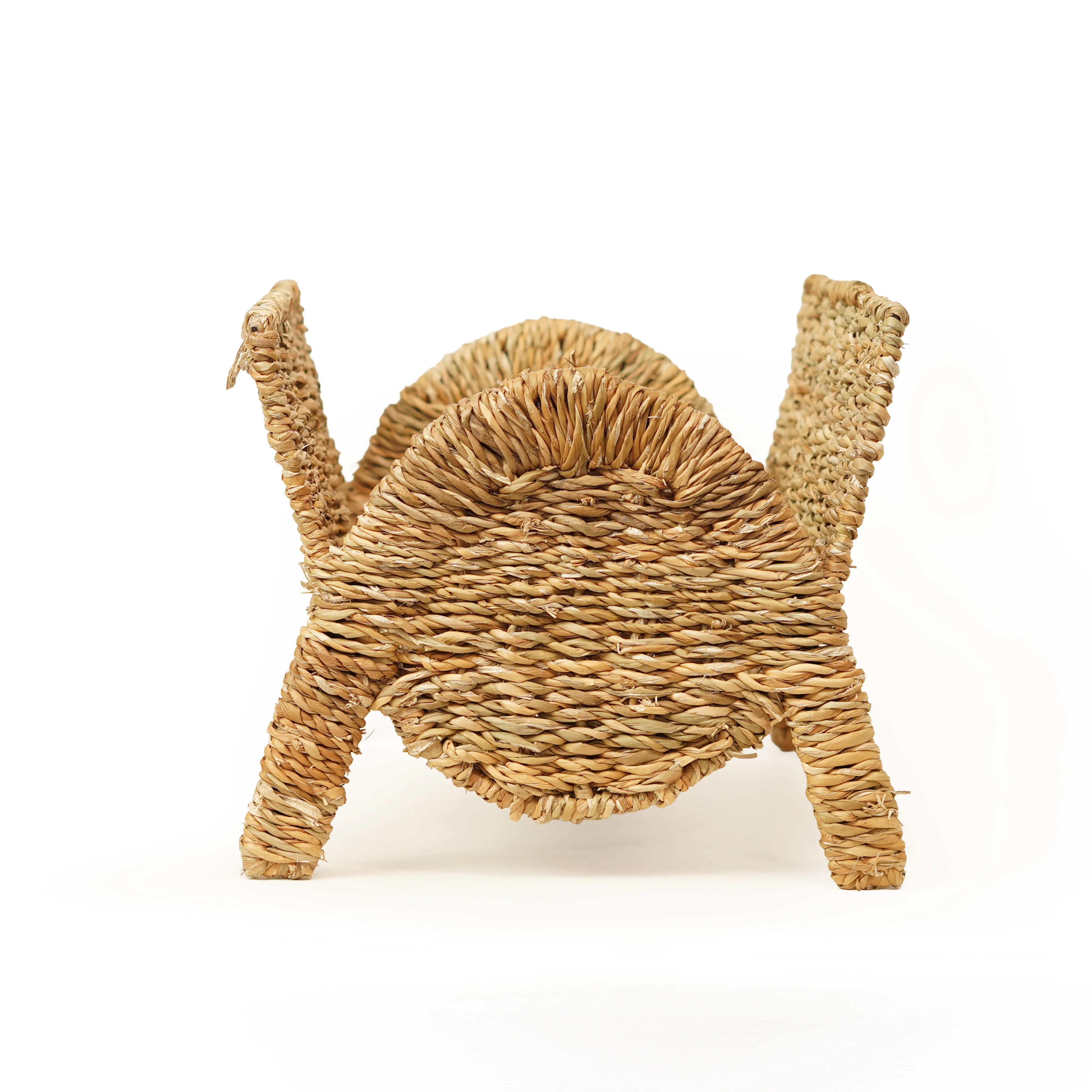 Handwoven Seagrass Magazine Rack - Thumbnail 2