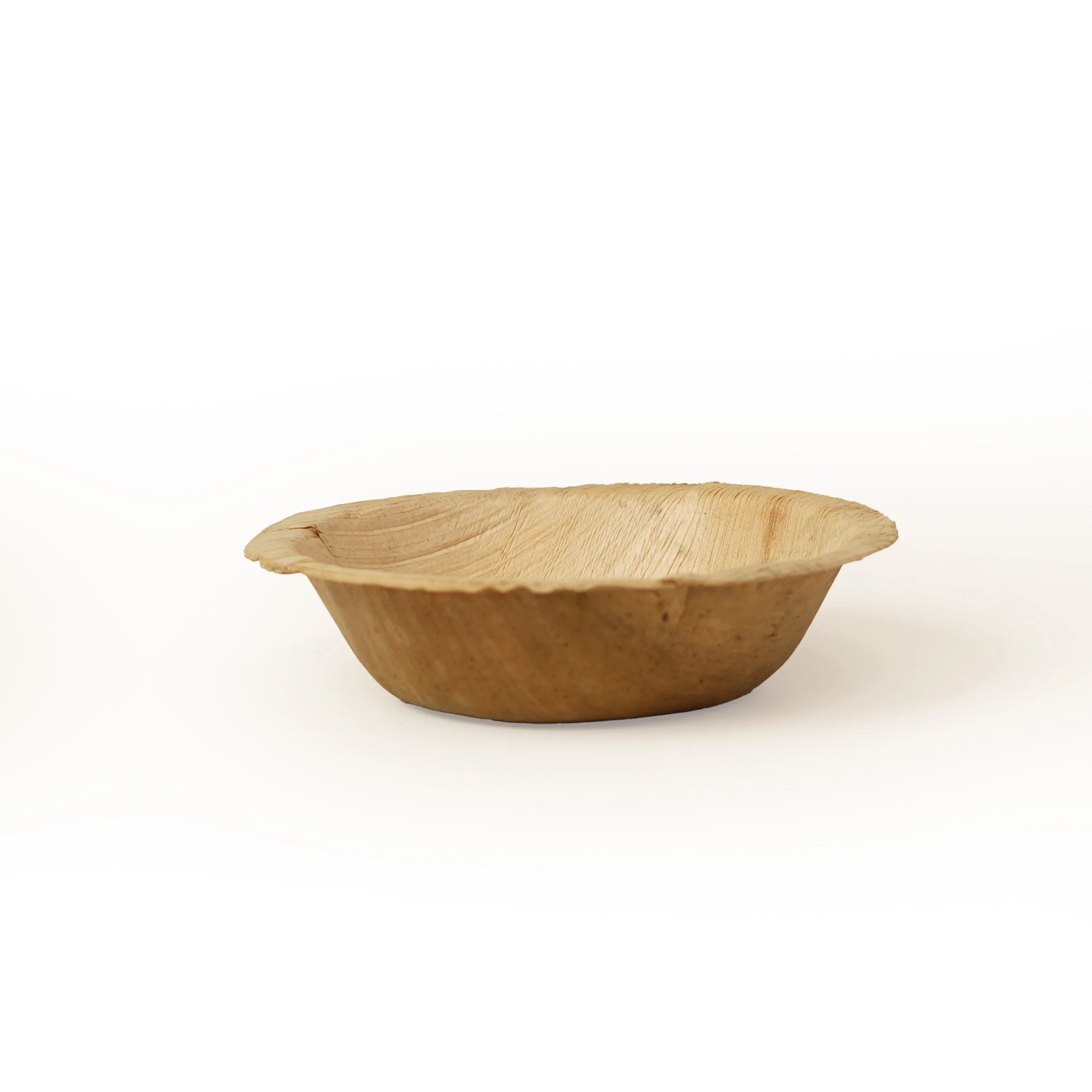 Eco-Friendly Areca Leaf Round Bowl Set (2 Sizes) – Biodegradable & Leak-Resistant