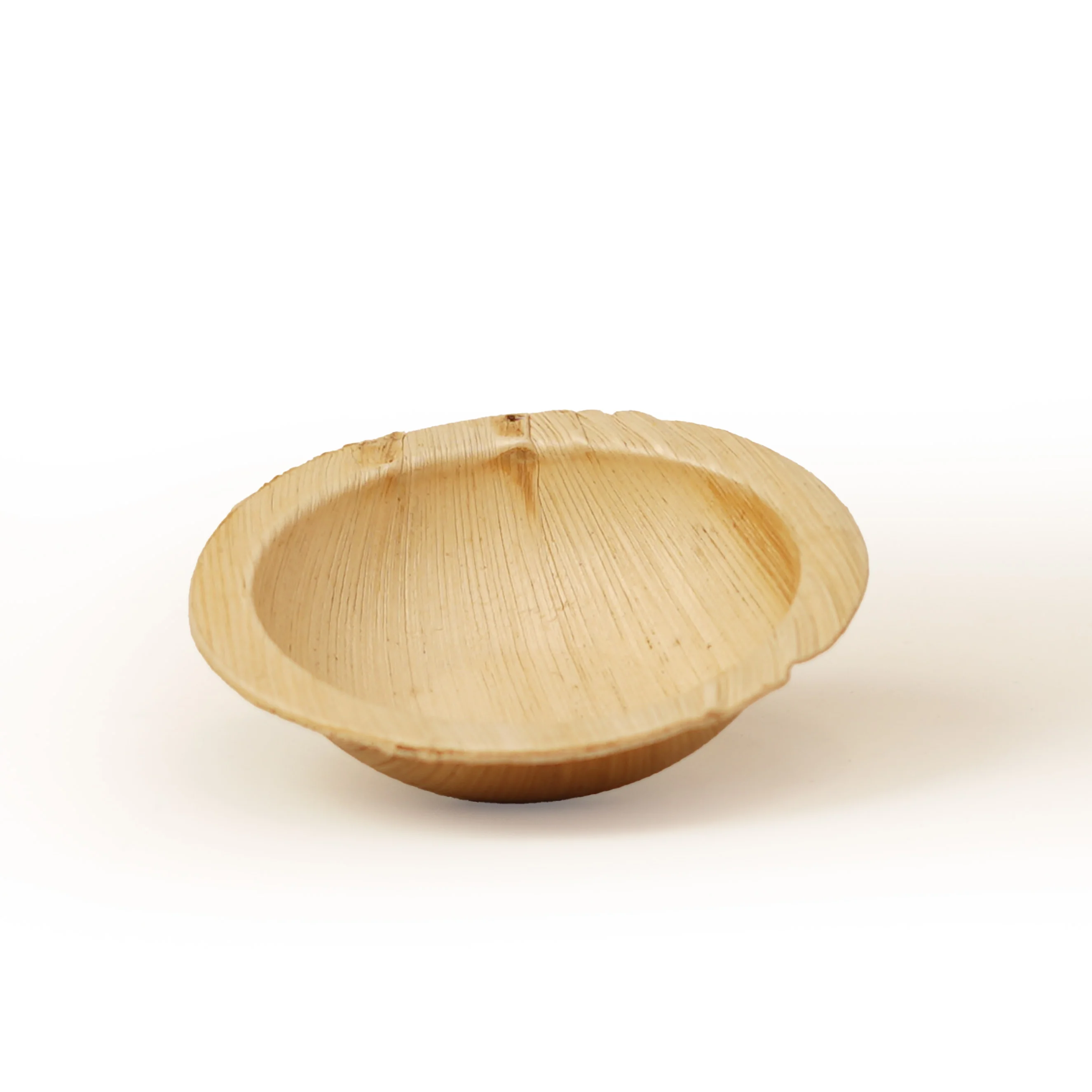 Eco-Friendly Areca Leaf Round Bowl Set (2 Sizes) – Biodegradable & Leak-Resistant - Thumbnail 3