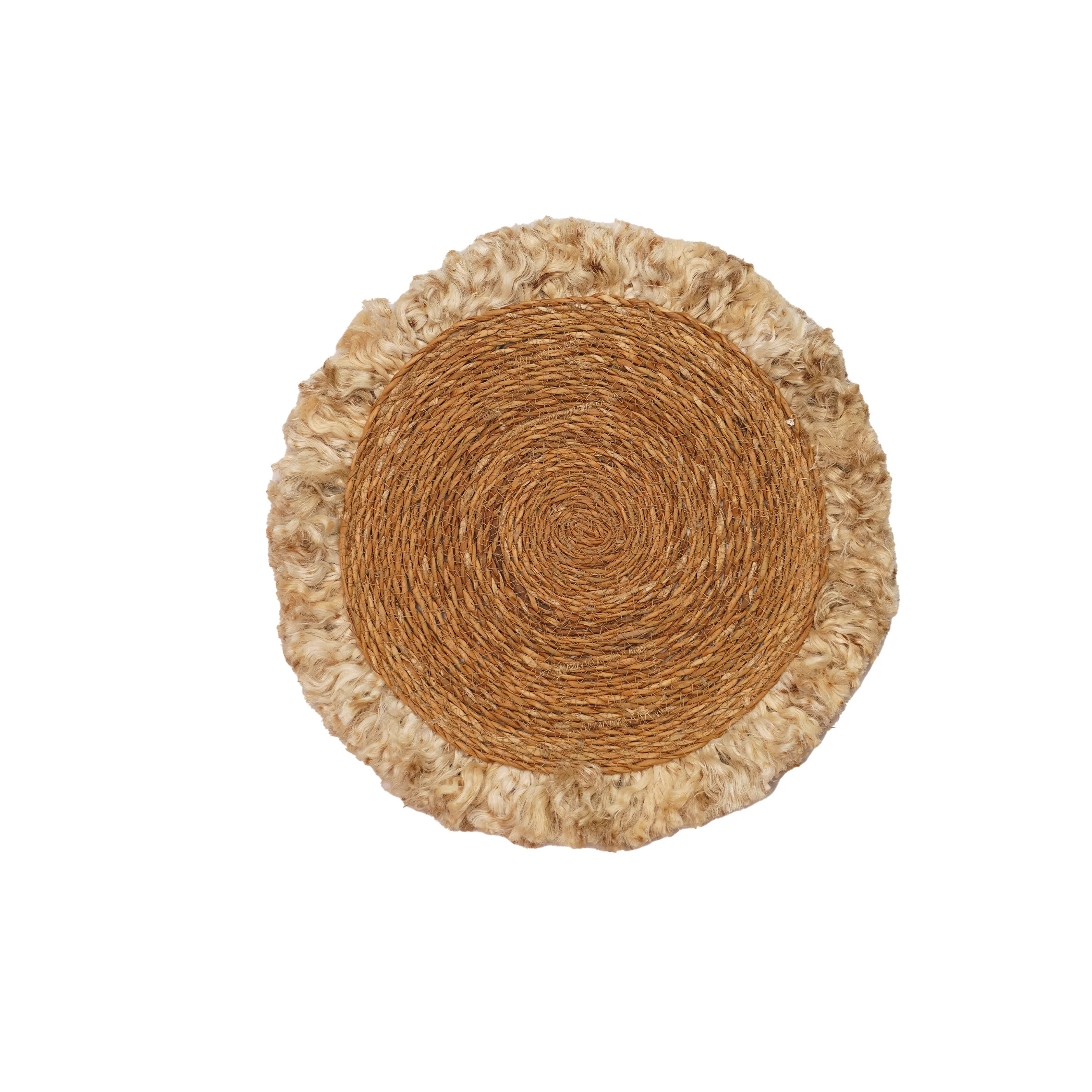 Handcrafted Jute Basket Wall Décor Set (8 Pcs) - Thumbnail 7
