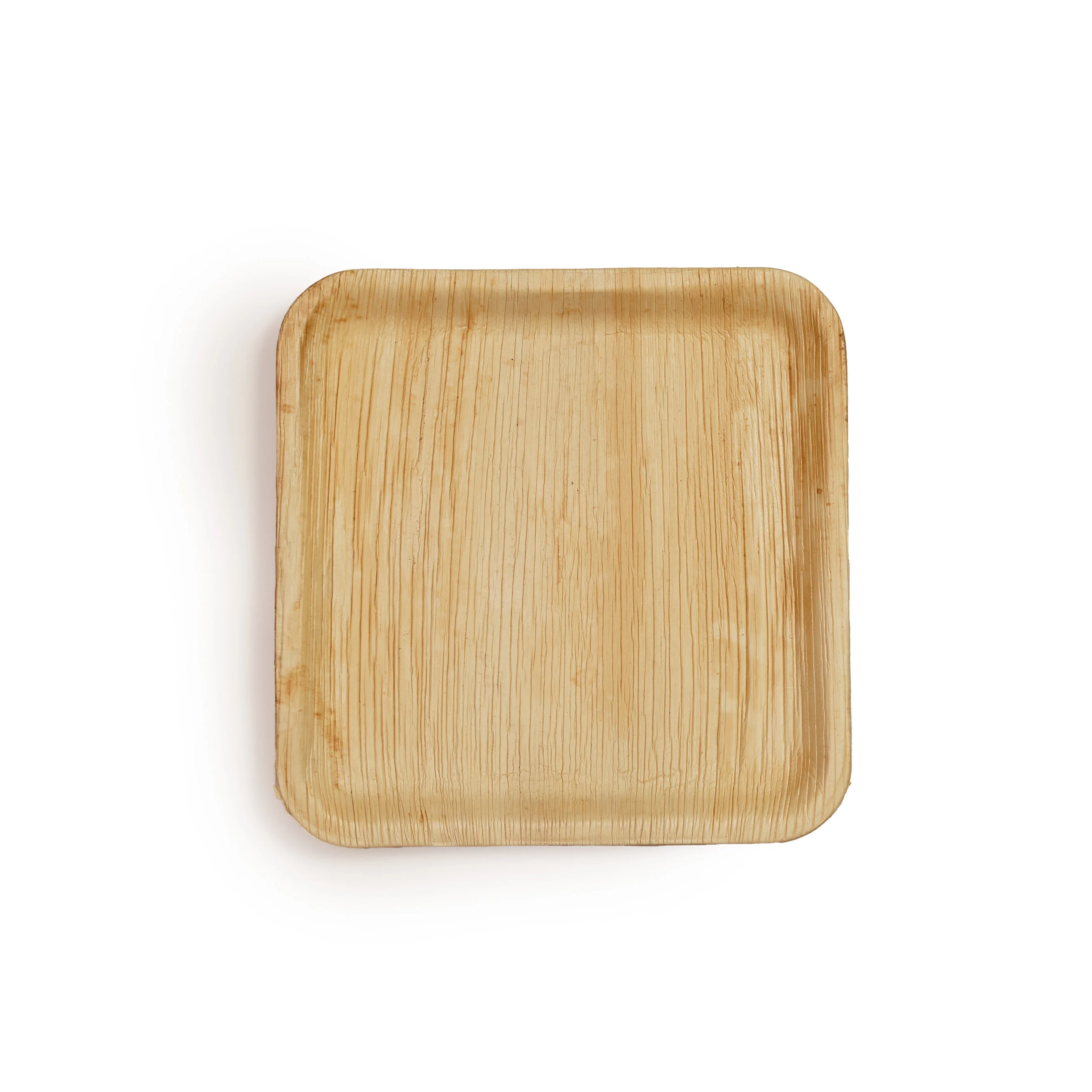 Eco-Friendly Areca Leaf Square Plate Set (4 Sizes) – Biodegradable & Sustainable Tableware
