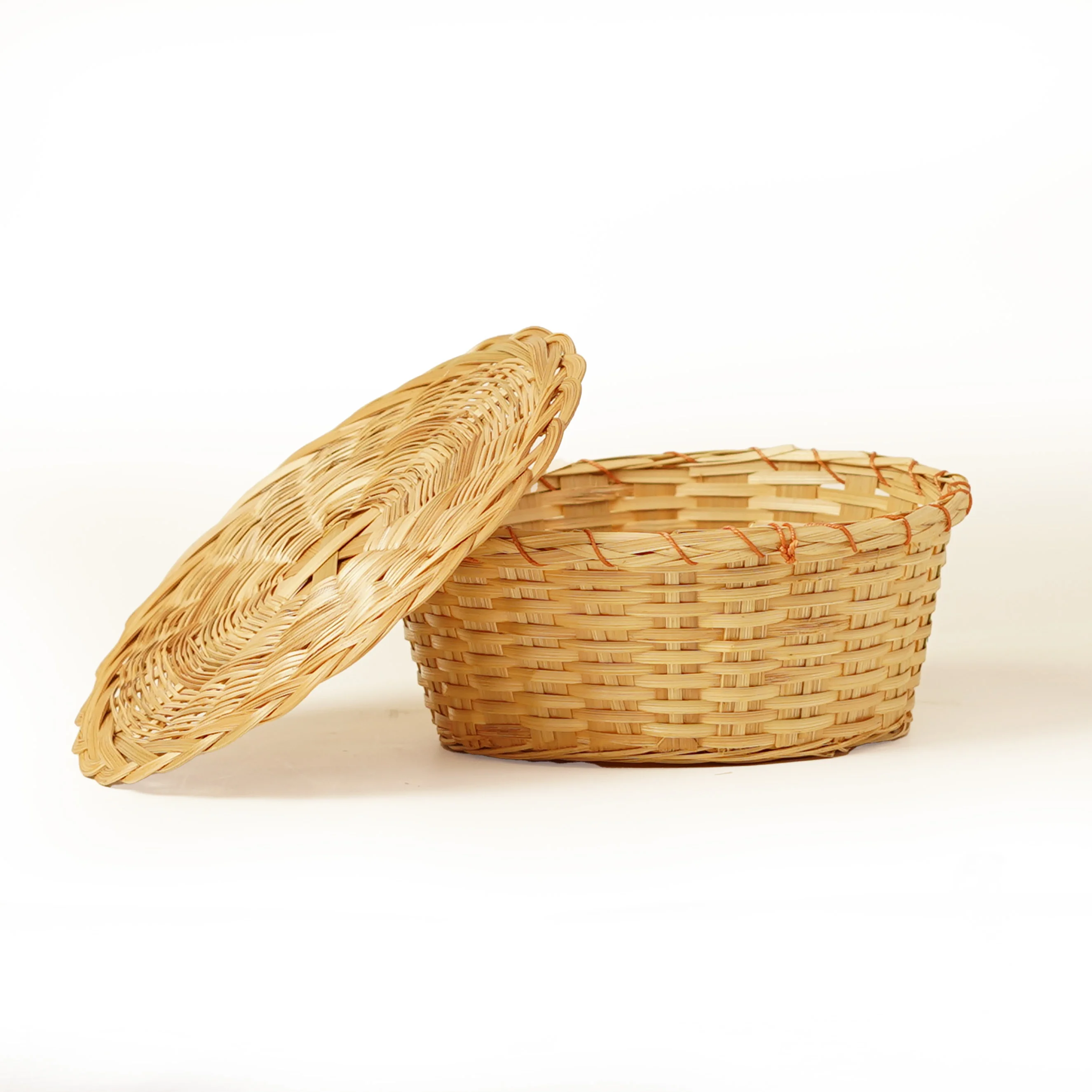 Bamboo Round Box with Lid