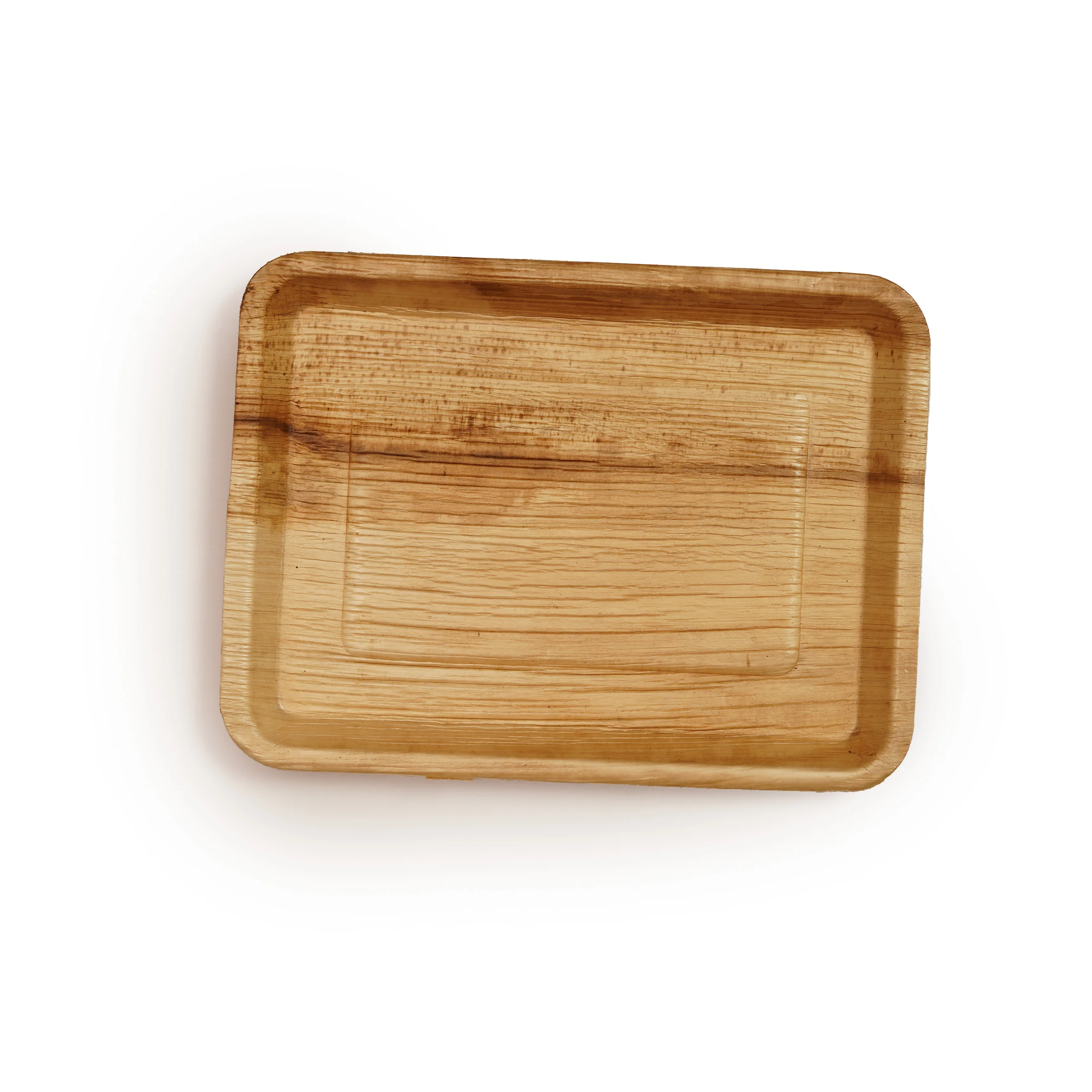 Eco-Friendly Areca Leaf Rectangular Plate Set (3 Sizes) – Durable & Compostable Tablew - Thumbnail 2