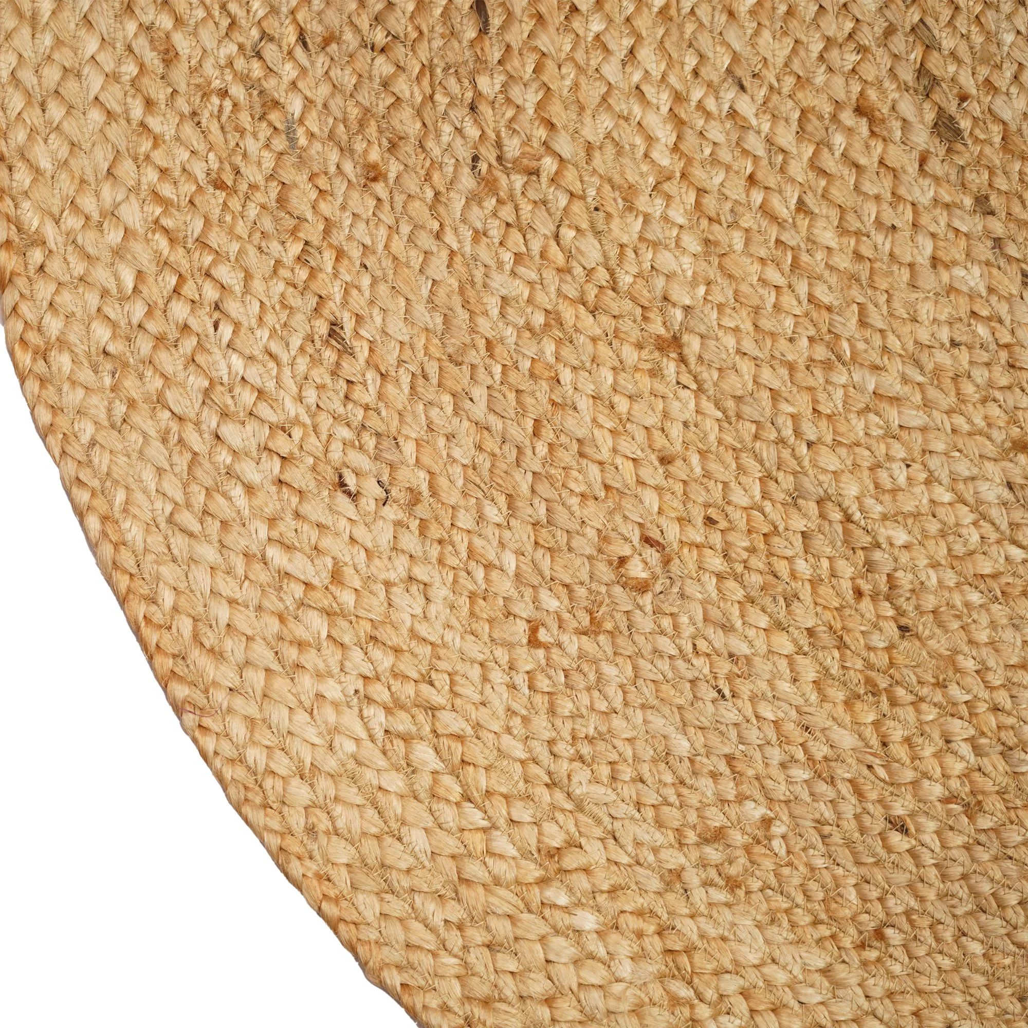 Handwoven Natural Jute Round Rug – Minimalist, Durable & Eco-Friendly - Thumbnail 2