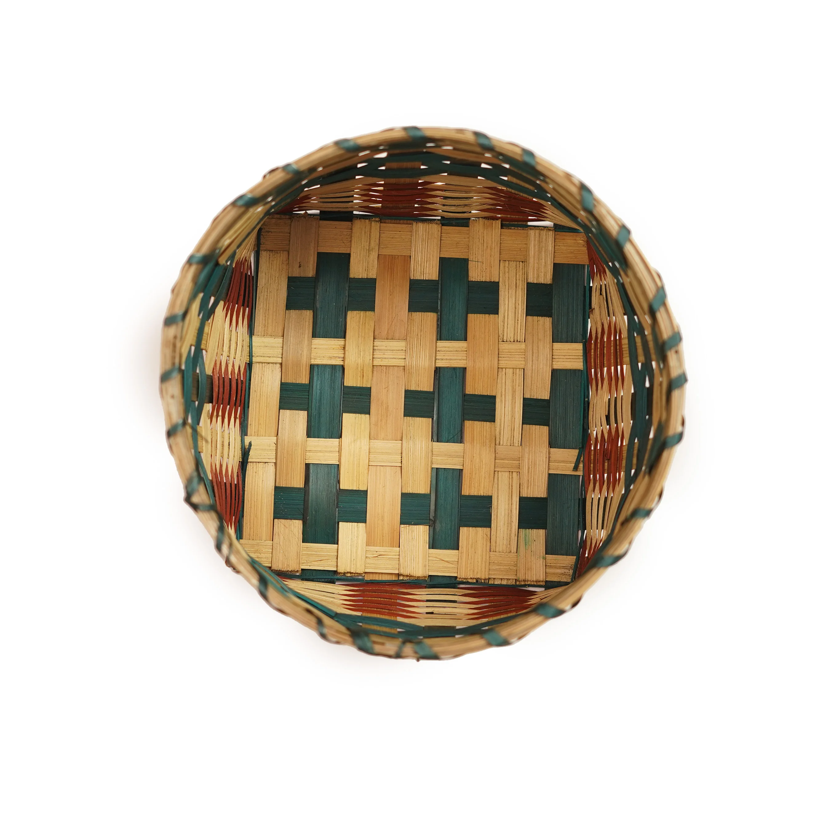 Hand-Woven Multipurpose Bamboo Weaving Basket - Thumbnail 2