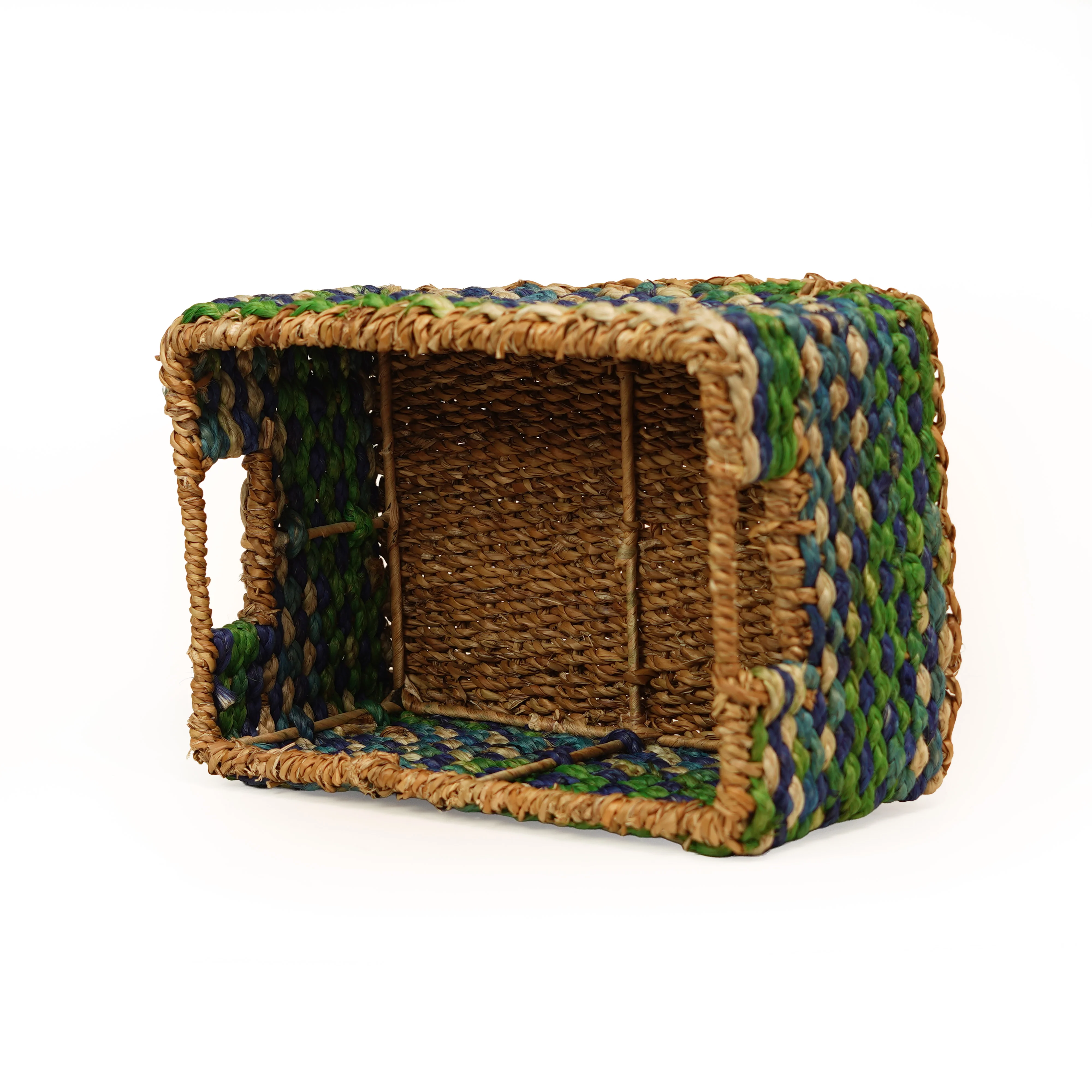 Seagrass & Jute Rectangle Basket - Thumbnail 3