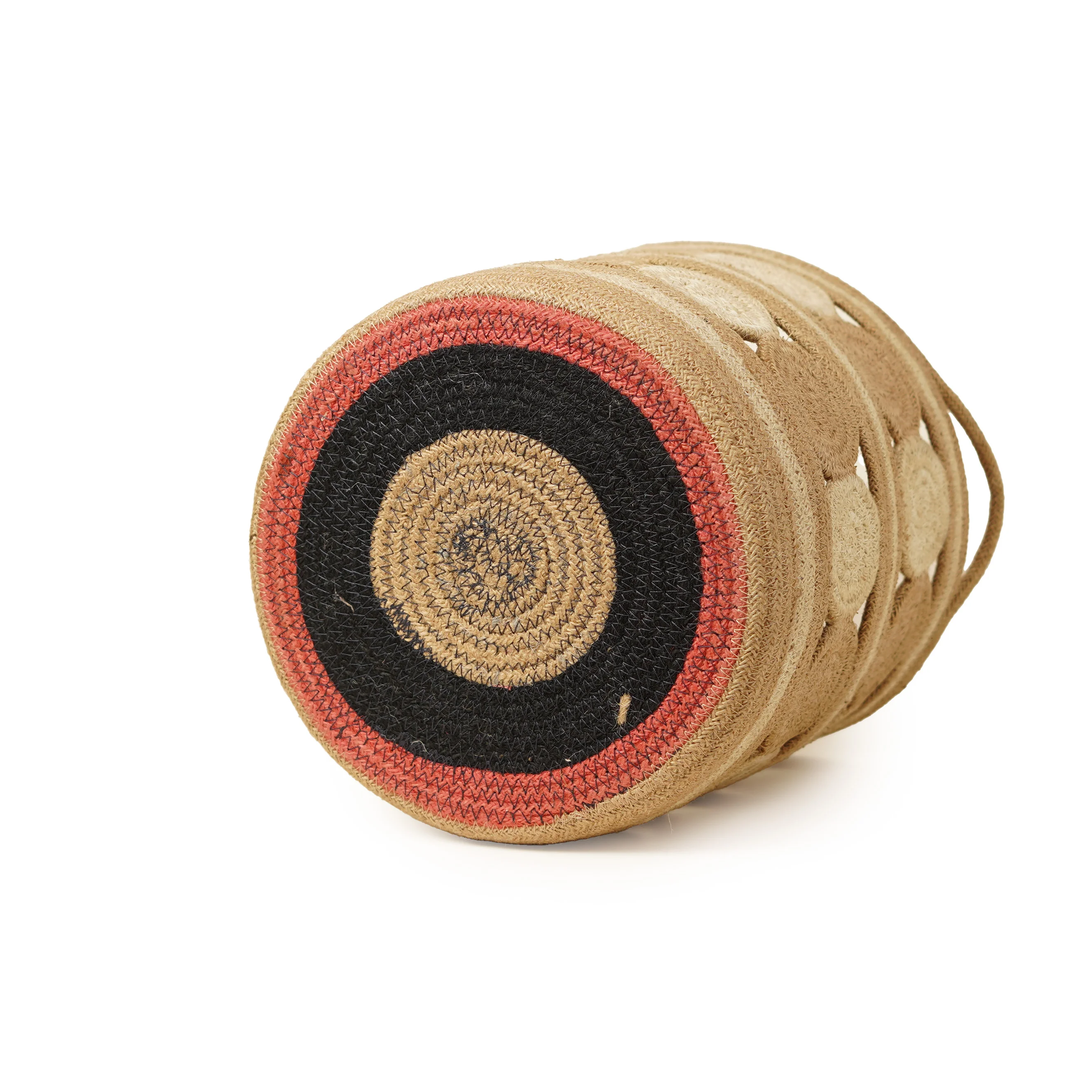 Handwoven Jute Planter Basket Set (3 pcs) with Unique Design Pattern