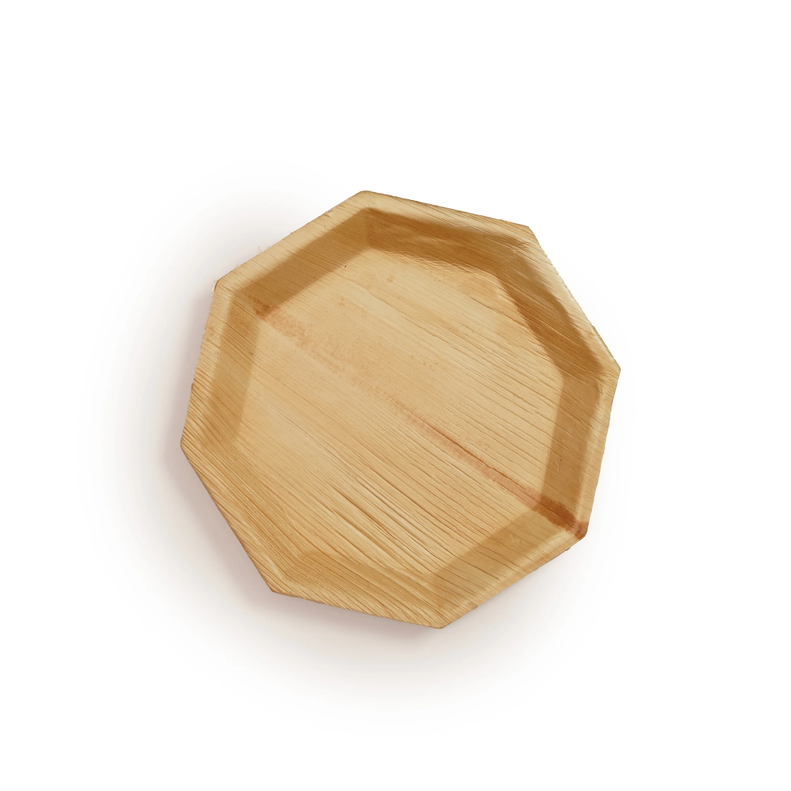 Areca Octagon Plate- Eco-Friendly Areca Leaf Octagonal Plate – Premium Biodegradable Tableware