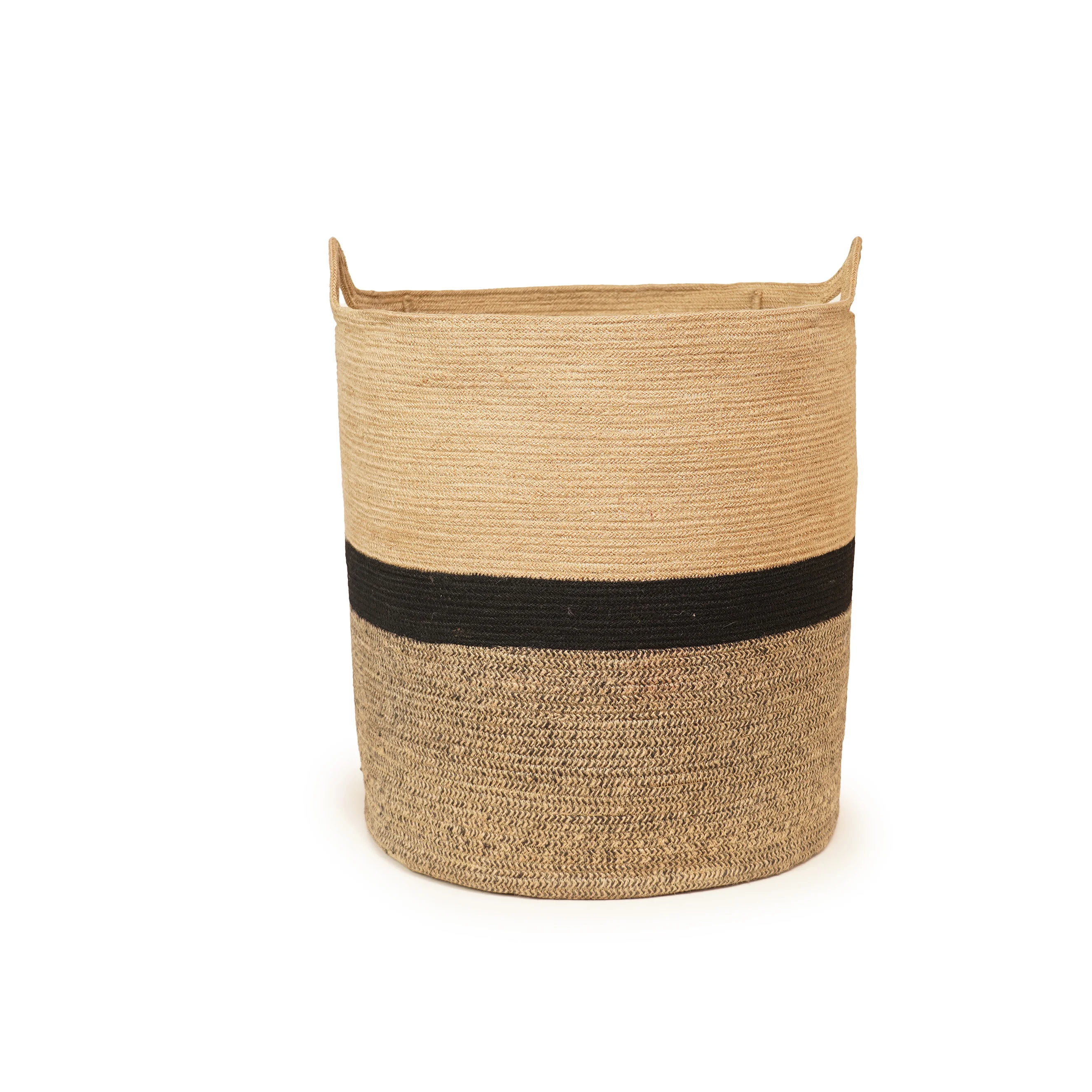Jute Laundry Basket with Handle