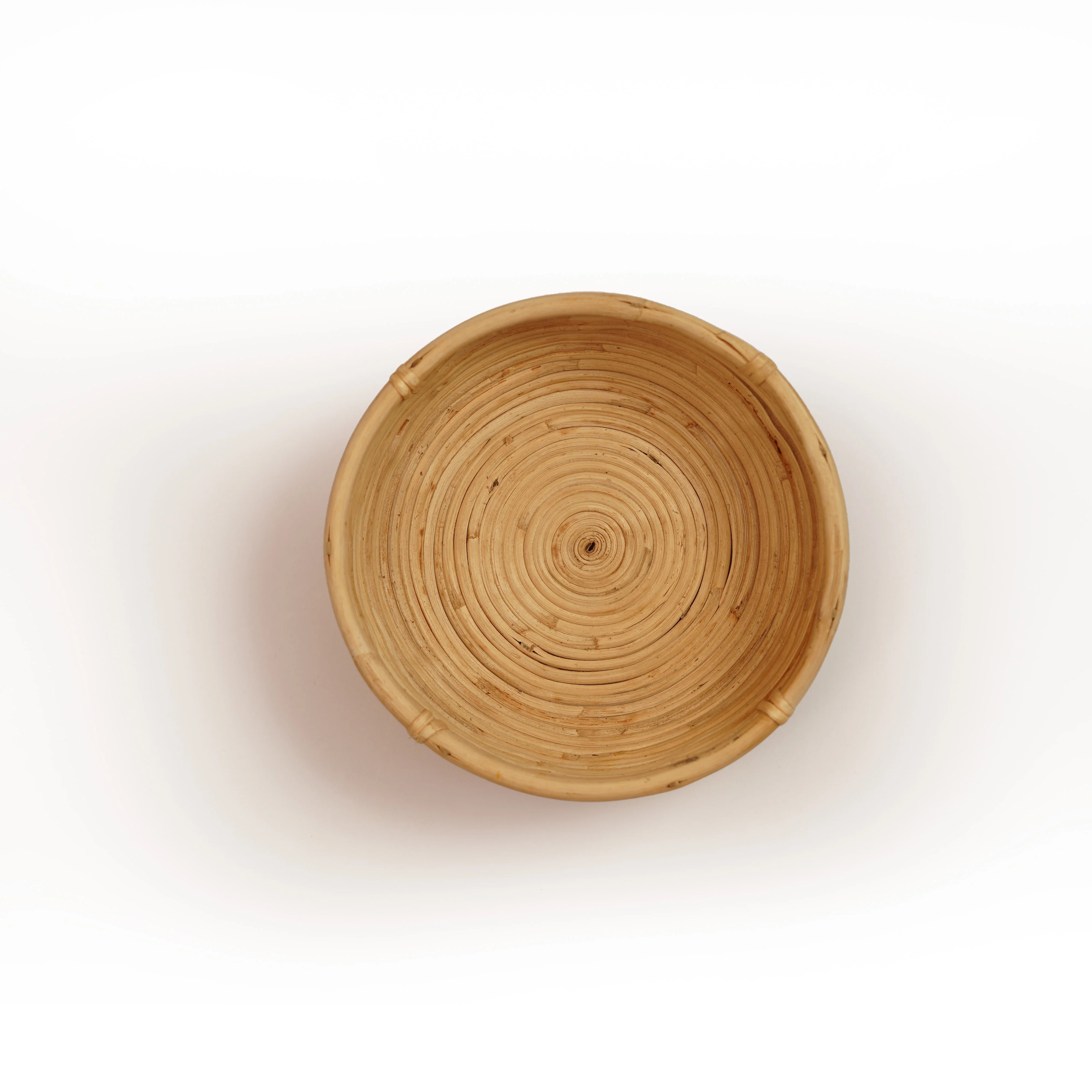 Premium Hand-Woven Round Rattan Basket Set (3pcs) - Thumbnail 4